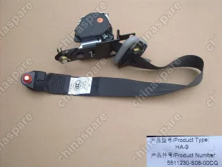 5811230S0800CQ Fr seat belt retractor assy lh Great Wall Florid