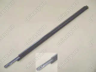 Уплотнитель стекла задней левой двери наружний (бархотка) Great Wall Florid