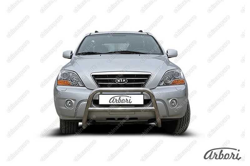 AFZDAKSR04 Кенгурятник d57 низкий  Arbori нерж. сталь для Kia SORENTO 2006-2011