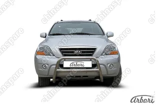 AFZDAKSR04 Кенгурятник d57 низкий  Arbori нерж. сталь для Kia SORENTO 2006-2011