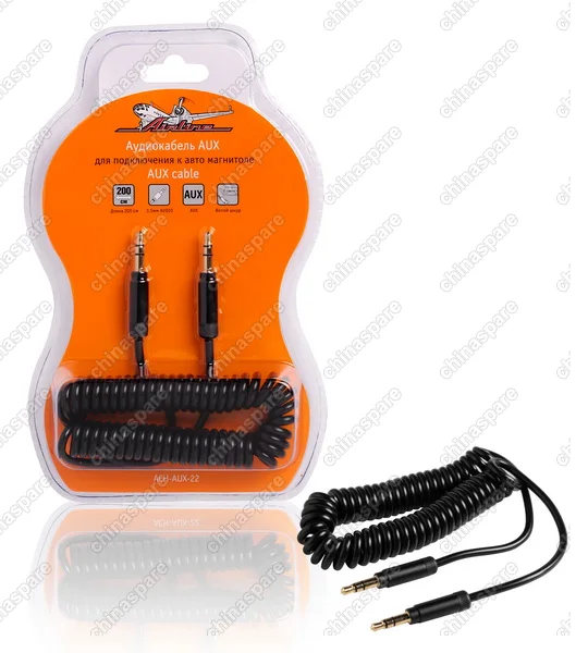 Аудиокабель AUX для подключения к авто магнитоле