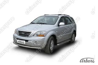 AFZDAKSR06 Защита переднего бампера d57 Arbori нерж. сталь для Kia SORENTO 2006-2011