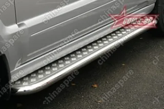 KSOR820362 Пороги с листом d 60 (компл 2шт) "KIA Sorento" 2006-2008, KSOR.82.0362