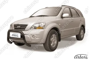 AFZDAKSR02B Кенгурятник d76 низкий Arbori черн. для Kia SORENTO 2006-2011