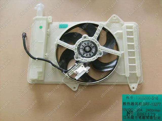 1308200S16 Electronic fan with overflow tank assy(b Great Wall Florid
