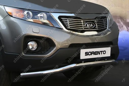 KSOR922210 Декоративный элемент решётки радиатора верхний d10 "KIA Sorento" 2009-2012 хром, KSOR.92.2210