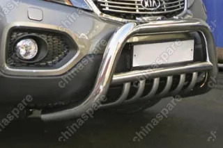 KSOR570886 Решетка передняя мини d76 низкая с нижней защитой "KIA Sorento" 2009-2012, KSOR.57.0886