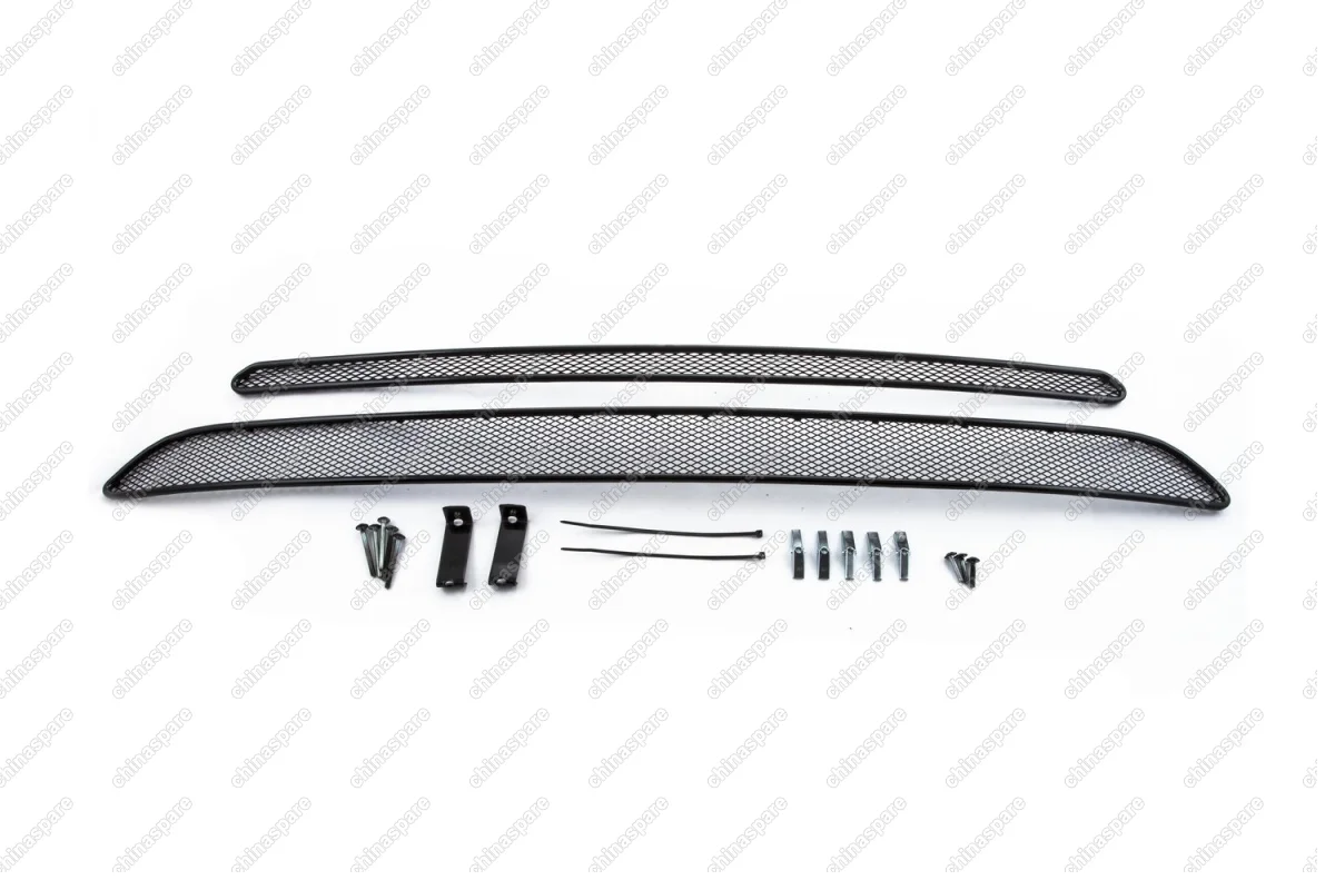 1301809101 Сетка на бампер внешняя для KIA Sorento 2009-2012, 2 шт., черн., 10 мм