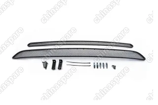 1301809101 Сетка на бампер внешняя для KIA Sorento 2009-2012, 2 шт., черн., 10 мм