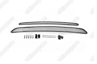 1301809151 Сетка на бампер внешняя для KIA Sorento 2009-2012, 2 шт., черн., 15 мм