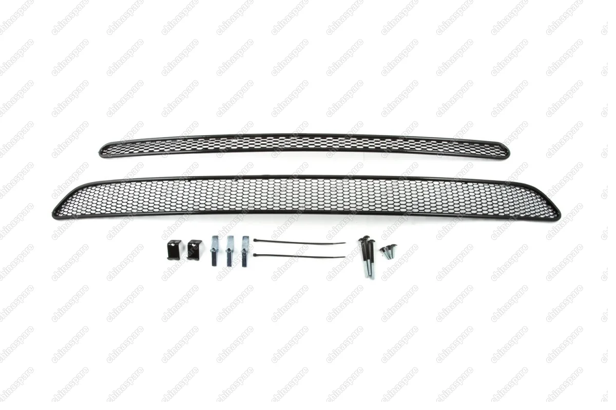 1301809201 Сетка на бампер внешняя для KIA Sorento 2009-2012, 2 шт., черн., 20 мм (сота)