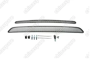 1301809201 Сетка на бампер внешняя для KIA Sorento 2009-2012, 2 шт., черн., 20 мм (сота)