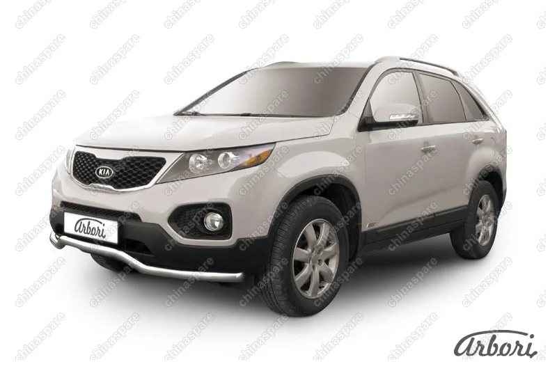 AFZDAKS1002 Защита переднего бампера d57 "волна"            Arbori нерж. сталь для Kia SORENTO 2010-2012
