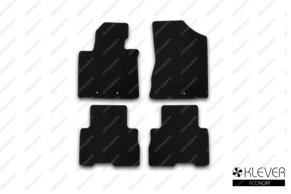 KVR01254701200k Коврики в салон Klever Econom KIA Sorento АКПП 2012->, внед., 4 шт. (текстиль)