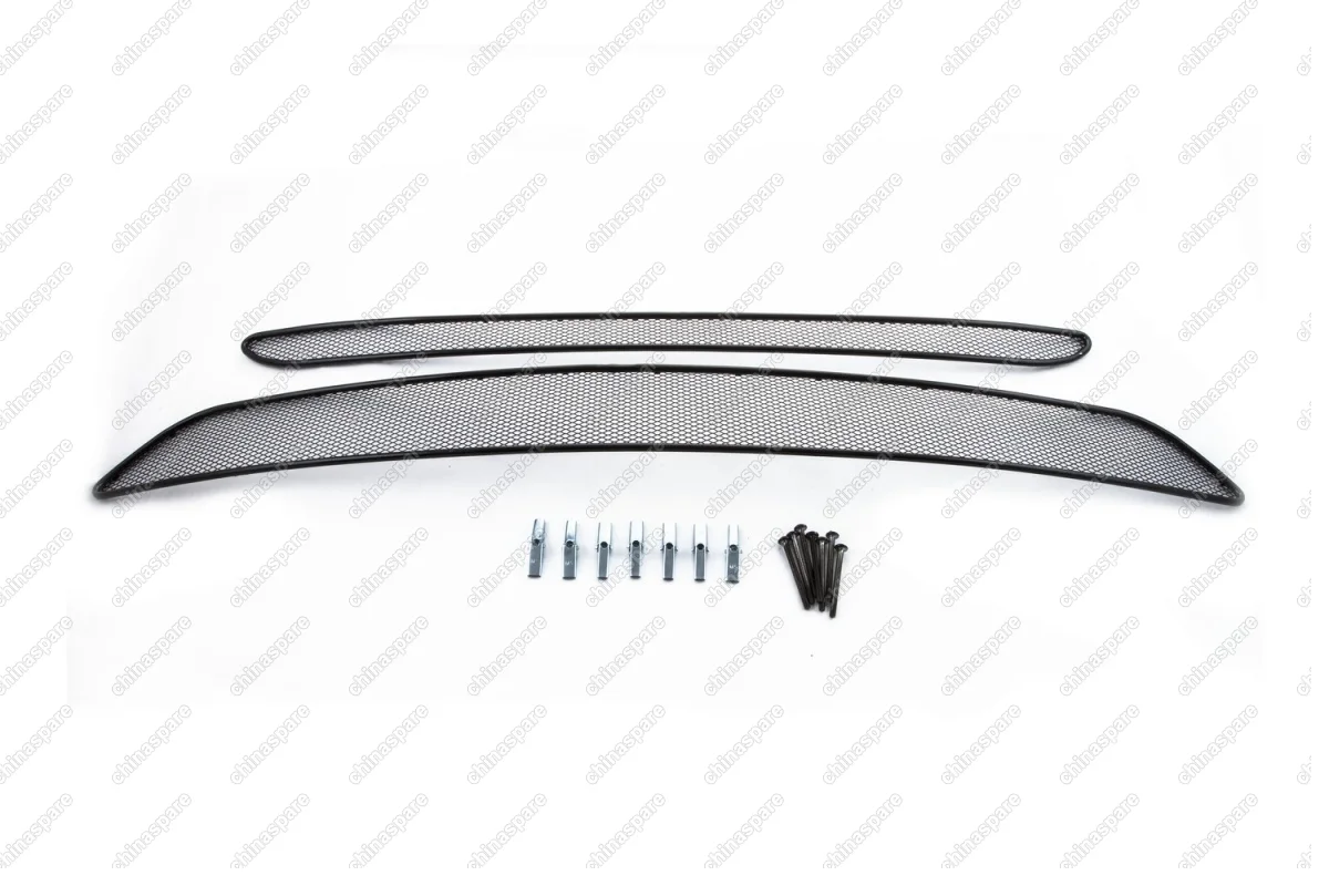 1300212101 Сетка на бампер внешняя для KIA Sorento 2012->, 2 шт., черн., 10 мм