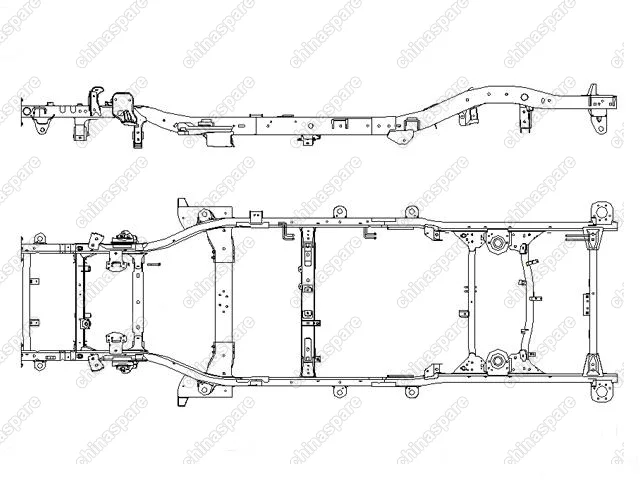 2801000K06EQ2B1 Frame weldment assy Great Wall Hover
