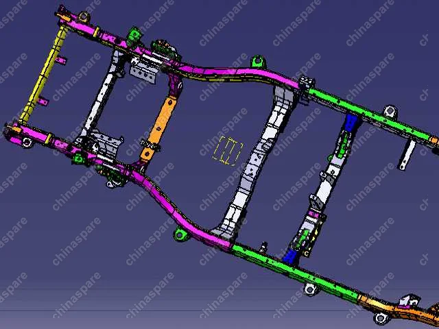 2801000K08 Frame weldment assy(2wd) Great Wall Hover