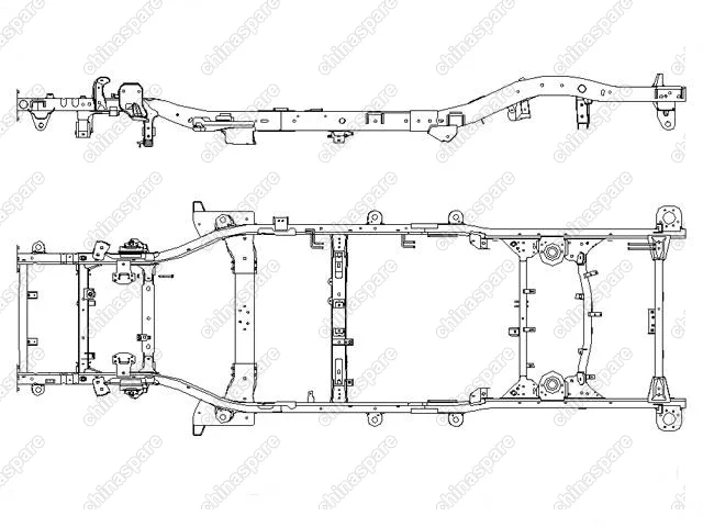 2801000K52D1 Frame assy Great Wall Hover