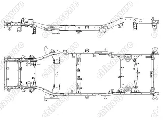 2801000K52D1 Frame assy Great Wall Hover