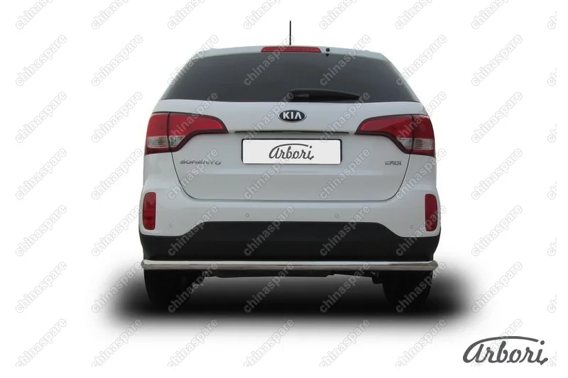 AFZDAKS1312 Защита заднего бампера d57 Arbori нерж. сталь для KIA Sorento 2013-нв