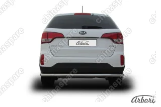 AFZDAKS1312 Защита заднего бампера d57 Arbori нерж. сталь для KIA Sorento 2013-нв