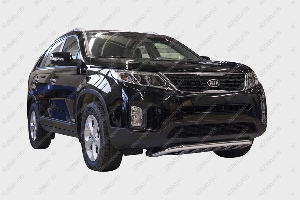 KSOR451637 Защита переднего бампера с декоративными элементами d60, Kia Sorento 2013-, KSOR.45.1637