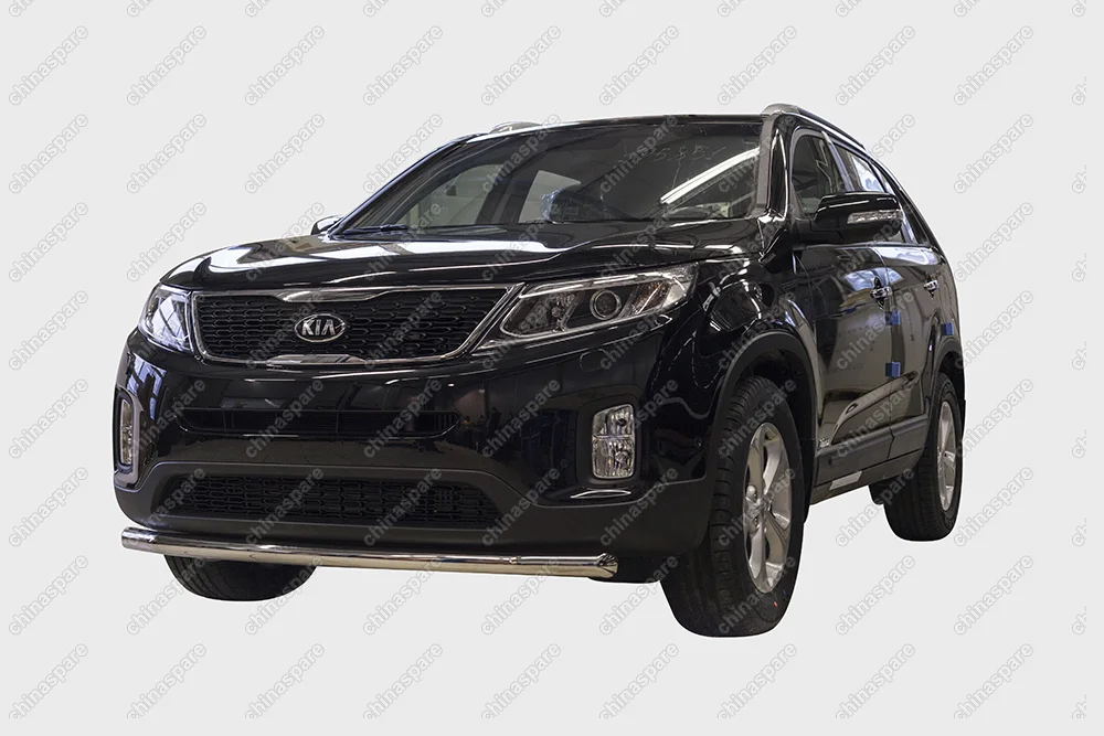 KSOR481634 Защита переднего бампера труба d60, Kia Sorento 2013-, KSOR.48.1634