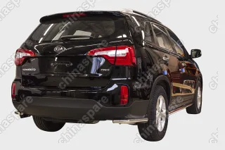 KSOR761646 Защита задняя уголки d42, Kia Sorento 2013-, KSOR.76.1646