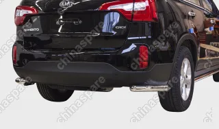 KSOR761647 Защита задняя уголки d60, Kia Sorento 2013-, KSOR.76.1647