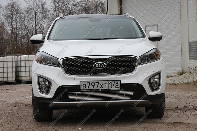 KSOP972938 Декоративные элементы воздухозаборника (хром загл.) d10, Kia Sorento Prime 2015-