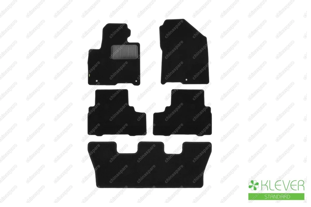 KLEVER02255401210kh Коврики в салон Klever Standard KIA Sorento Prime 2016->, кросс., 5 шт. (текстиль)