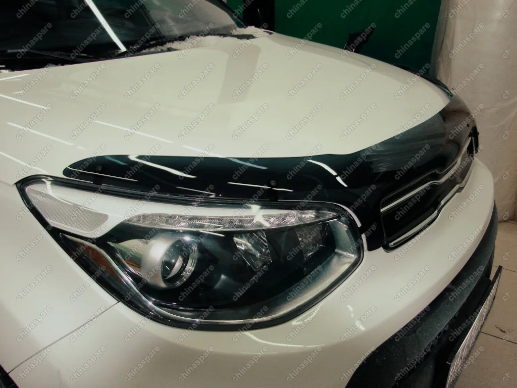 NLDSKISOU1412 Дефлектор капота темный KIA SOUL, 2014-2018