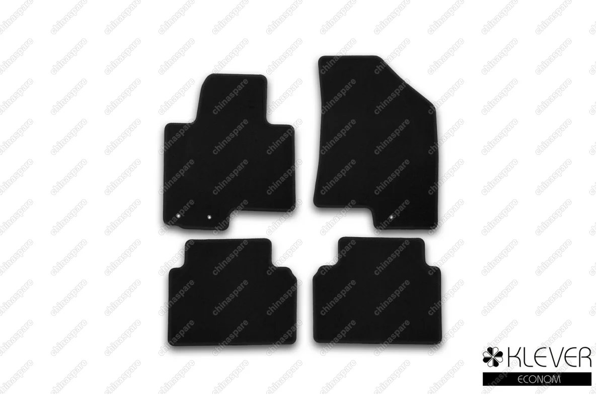 KVR01253301200k Коврики в салон Klever Econom KIA Sportage 2010-2016, внед., 4 шт. (текстиль)