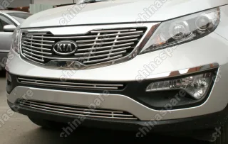 KISP912069 Декоративный элемент решётки радиатора d10 (1 элемент из 8 трубочек) "Kia Sportage" 2010-, KISP.91.2069