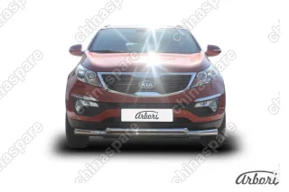 AFZDAKSP01002 Защита переднего бампера Arbori d76+d57 KIA SPORTAGE 2010-