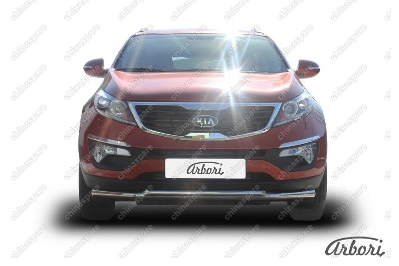 AFZDAKSP01004 Защита переднего бампера Arbori d57+d42 KIA SPORTAGE 2010-