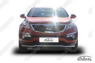 AFZDAKSP01004 Защита переднего бампера Arbori d57+d42 KIA SPORTAGE 2010-