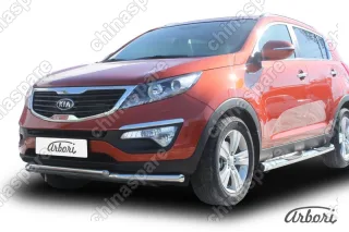 AFZDAKSP01004 Защита переднего бампера Arbori d57+d42 KIA SPORTAGE 2010-