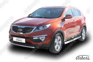 AFZDAKSP01005 Защита переднего бампера Arbori d57 KIA SPORTAGE 2010-