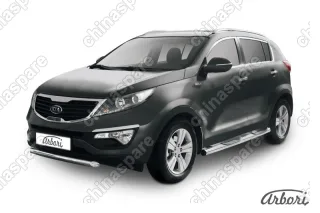 AFZDAKSP01006 Защита переднего бампера Arbori d76 короткая KIA SPORTAGE 2010-