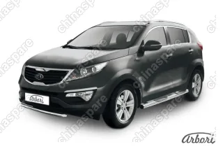 AFZDAKSP01007 Защита переднего бампера Arbori d57 короткая KIA SPORTAGE 2010-