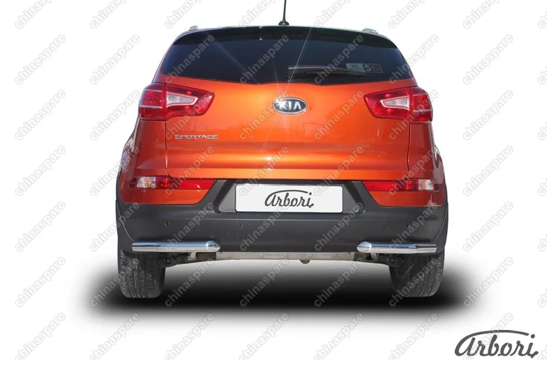 AFZDAKSP01013 Защита заднего бампера "уголки" Arbori d57 KIA SPORTAGE 2010-