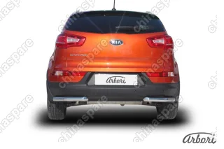 AFZDAKSP01013 Защита заднего бампера "уголки" Arbori d57 KIA SPORTAGE 2010-