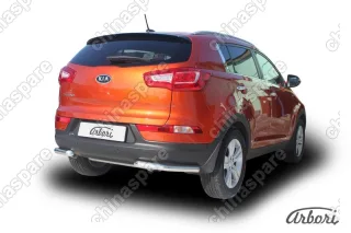 AFZDAKSP01013 Защита заднего бампера "уголки" Arbori d57 KIA SPORTAGE 2010-