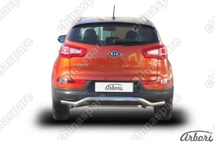 AFZDAKSP01014 Защита заднего бампера Arbori d57 "волна" KIA SPORTAGE 2010-