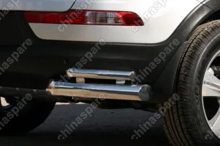 KISP761178 Защита задняя "уголки" d 76/42 двойные  (компл 2шт.) "Kia Sportage" 2010-, KISP.76.1178