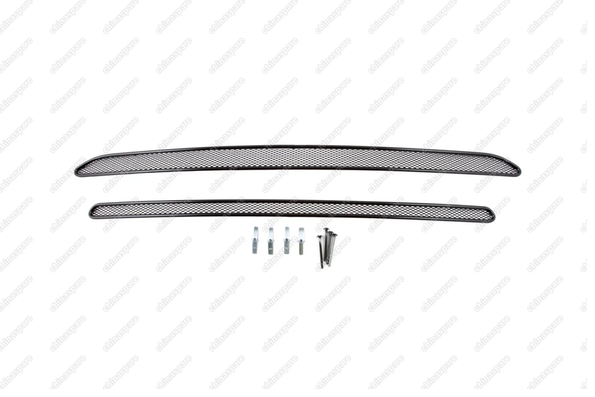 1300310101 Сетка на бампер внешняя для KIA Sportage 2010-1016, 2 шт., черн., 10 мм