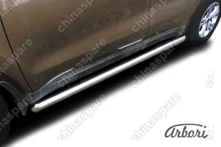 AFZDAKSP1605 Защита порогов d57 труба Arbori нерж. сталь для Kia SPORTAGE 2016-2018