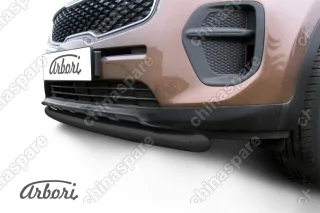 AZDAKSP1601B Защита переднего бампера d57 Arbori черн. для Kia SPORTAGE 2016-2018