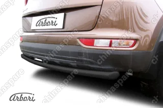 AZDAKSP1607B Защита заднего бампера d57 Arbori черн. для Kia SPORTAGE 2016-2018